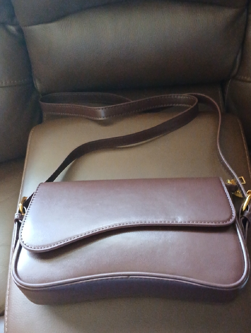 Classic Brown Leather shoulder bag